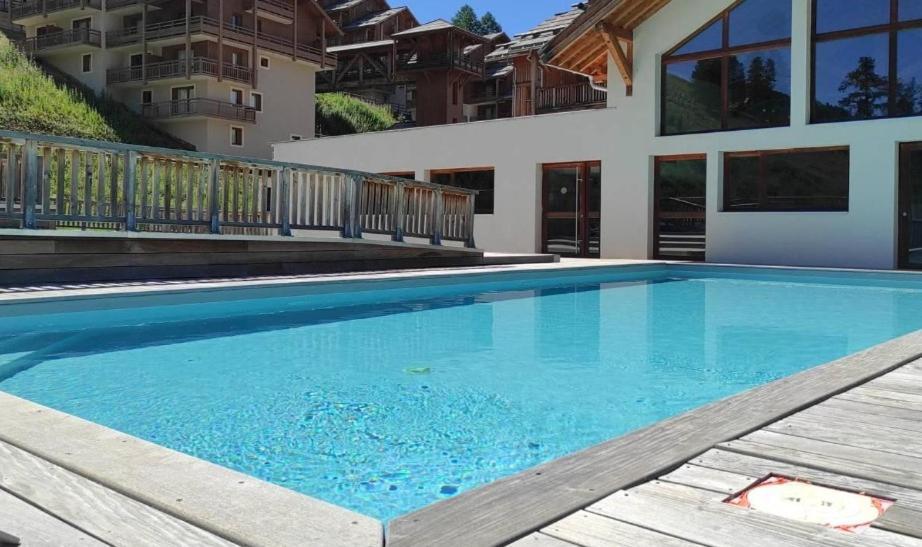 Appt Le Hameau Des Rennes 4 Etoiles Pieds Des Pistes Piscine Interieure Exterieure Apartamento Vars  Exterior foto